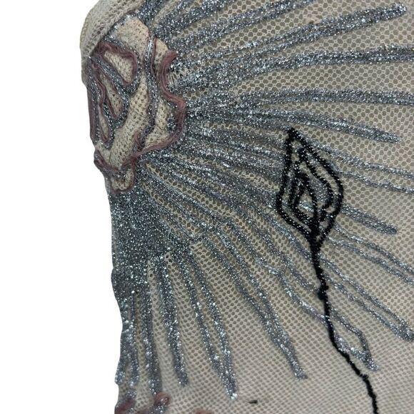 Ladies Anthro Project Alabama Sheer‎ Mixed Media Sleeveless Top Size Small - Picture 3 of 13